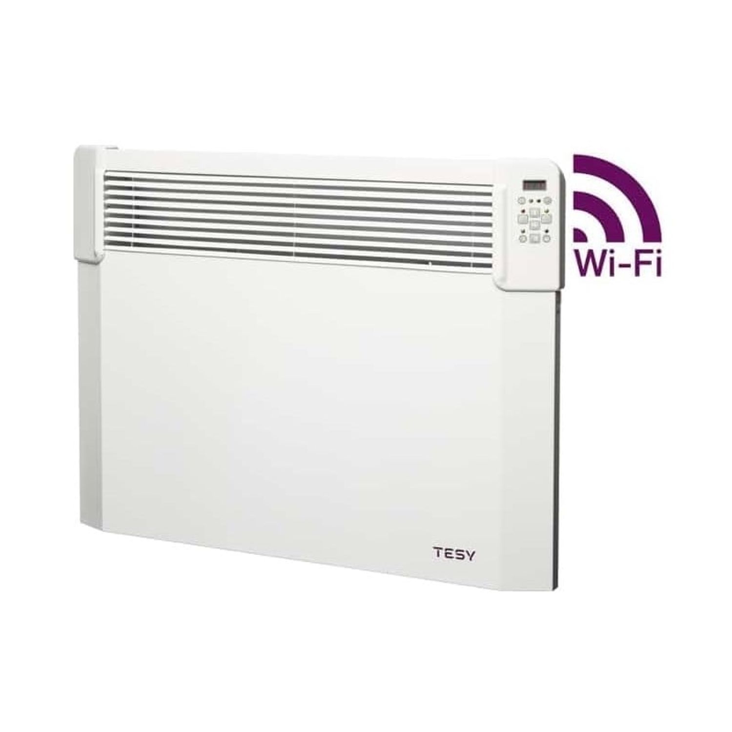 Convector electric de Perete cu modul Wi-Fi, TESY CN04 200 EIS CLOUD W, putere 2000W, suprafata 16-24mp fotografia produsului