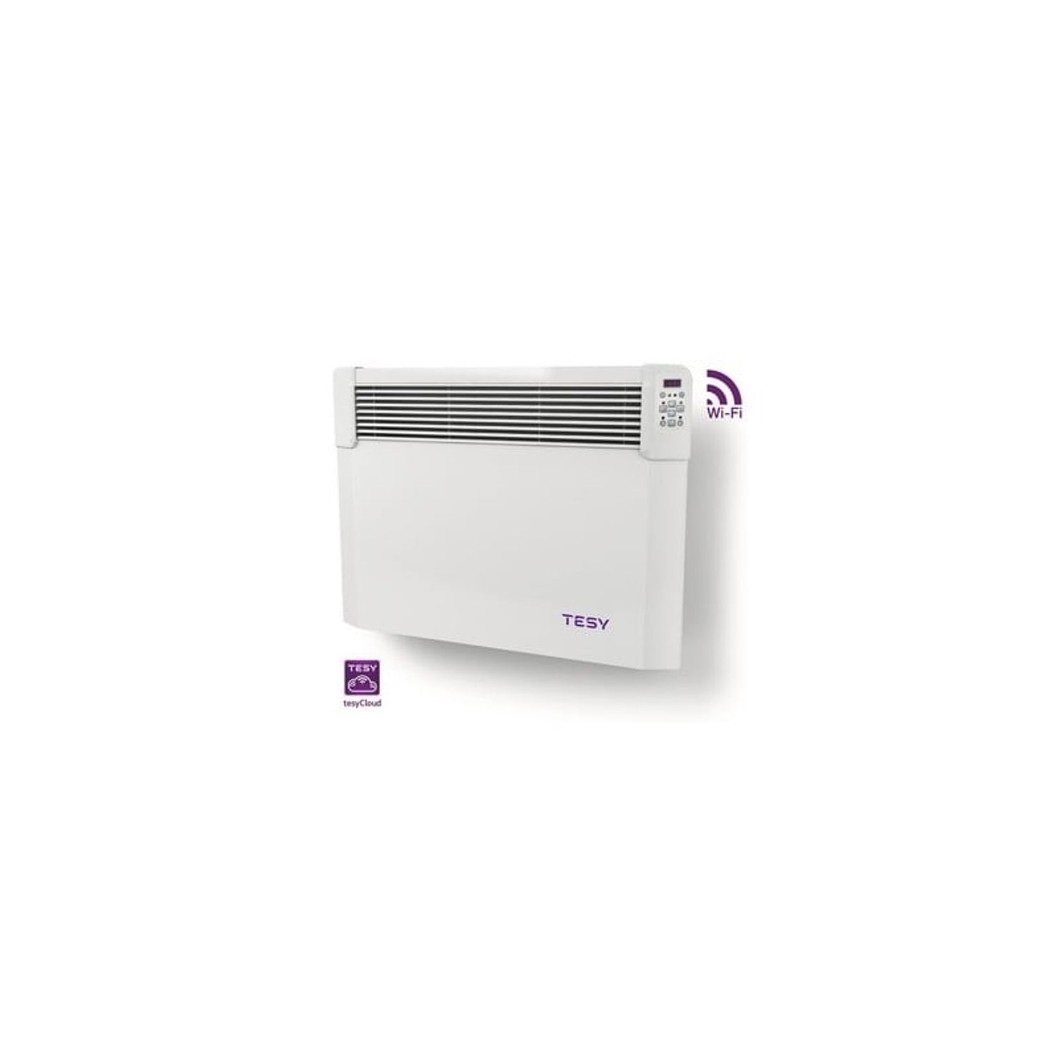 Convector electric de Perete cu modul Wi-Fi, TESY CN04 200 EIS CLOUD W, putere 2000W, suprafata 16-24mp fotografia produsului View 2 L