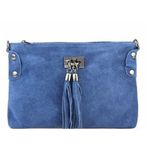 Geanta dama Tianna GT1743, piele intoarsa, Jeans fotografia produsului