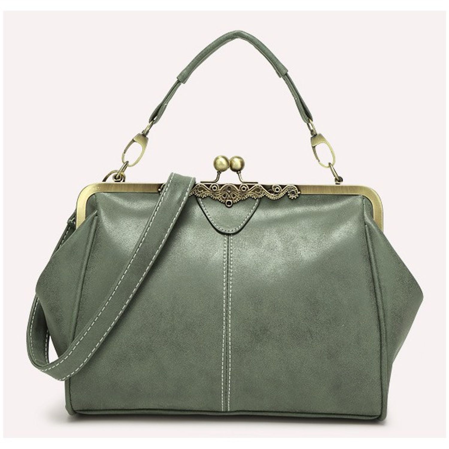Geanta dama Alyssa GT1693, Verde fotografia produsului View 5 L