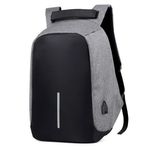 Rucsac pentru barbati Leon GT1482, cu port USB, gri fotografia produsului