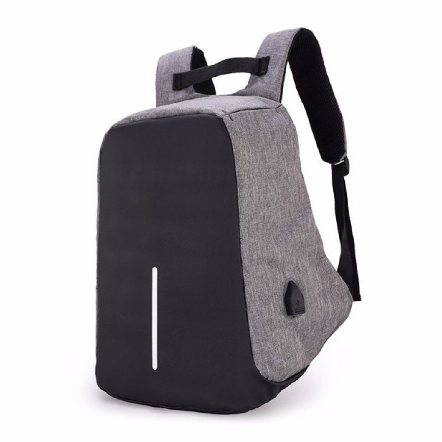 Rucsac pentru barbati Leon GT1482, cu port USB, gri fotografia produsului View 3 L
