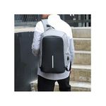 Rucsac pentru barbati Leon GT1482, cu port USB, gri fotografia produsului View 6 S