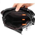 Geanta de umar pentru barbati, Aiden GT1421, model negru fotografia produsului View 3 S