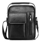 Geanta de umar pentru barbati, Aiden GT1421, model negru fotografia produsului