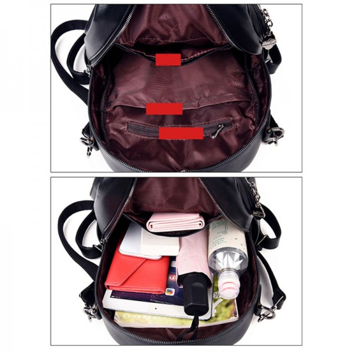 Rucsac dama Hayden GT1336, negru fotografia produsului View 8 L