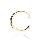 Cercel ear cuff argint 925, JW105, placat cu aur fotografia produsului View 2 S