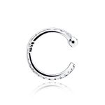 Cercel ear cuff argint 925, JW87, model frunza fotografia produsului View 2 S