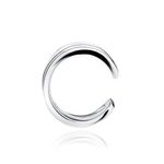 Cercel ear cuff argint 925, JW86, model cu 3 cercuri fotografia produsului View 2 S