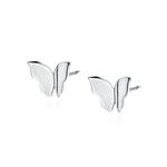 Cercei argint 925, JW65, model in forma de fluture fotografia produsului