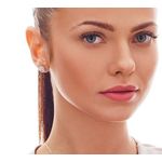 Cercei argint 925, JW48, model cu zirconiu alb fotografia produsului View 2 S