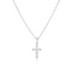 Lantisor argint 925, JW08, cu pandativ Cruce fotografia produsului