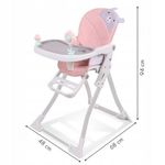 Scaun de masa MCT HC-301-903 - Roz fotografia produsului View 3 S