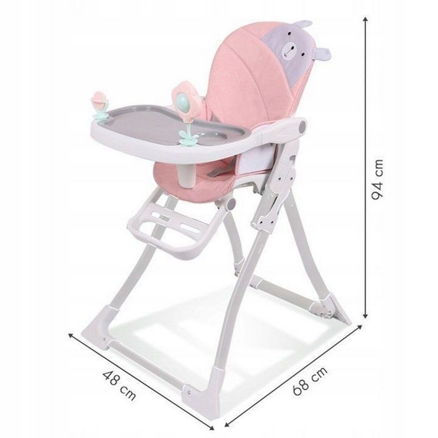 Scaun de masa MCT HC-301-903 - Roz fotografia produsului View 3 L