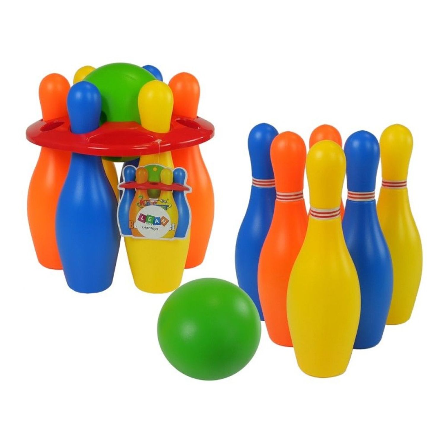 Set bowling pentru copii, 6 popice, 26 cm MCT 9280 fotografia produsului