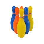 Set bowling pentru copii, 6 popice, 26 cm MCT 9280 fotografia produsului View 2 S