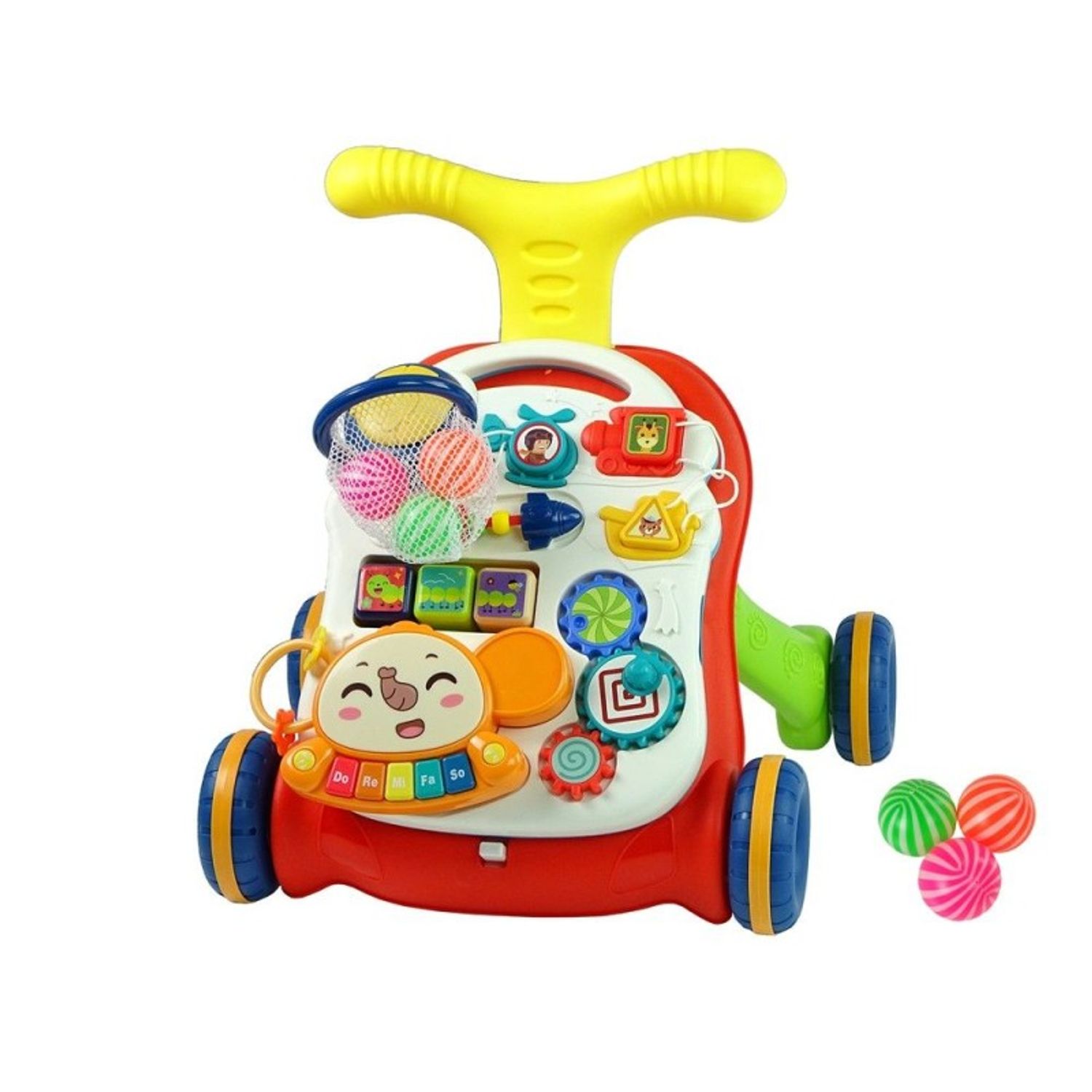 Antepremergator multifunctional pentru bebe, cu centru de activitati, multicolor MCT 9481 fotografia produsului View 2 L