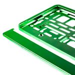 Suport numar inmatriculare din plastic, calitate Premium, culoare VERDE fotografia produsului View 4 S