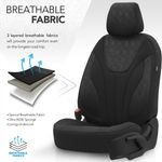 Set huse scaun auto PREMIUM, Universale, fractionate, OTOM RUBY DESIGN 1201 fotografia produsului View 4 S