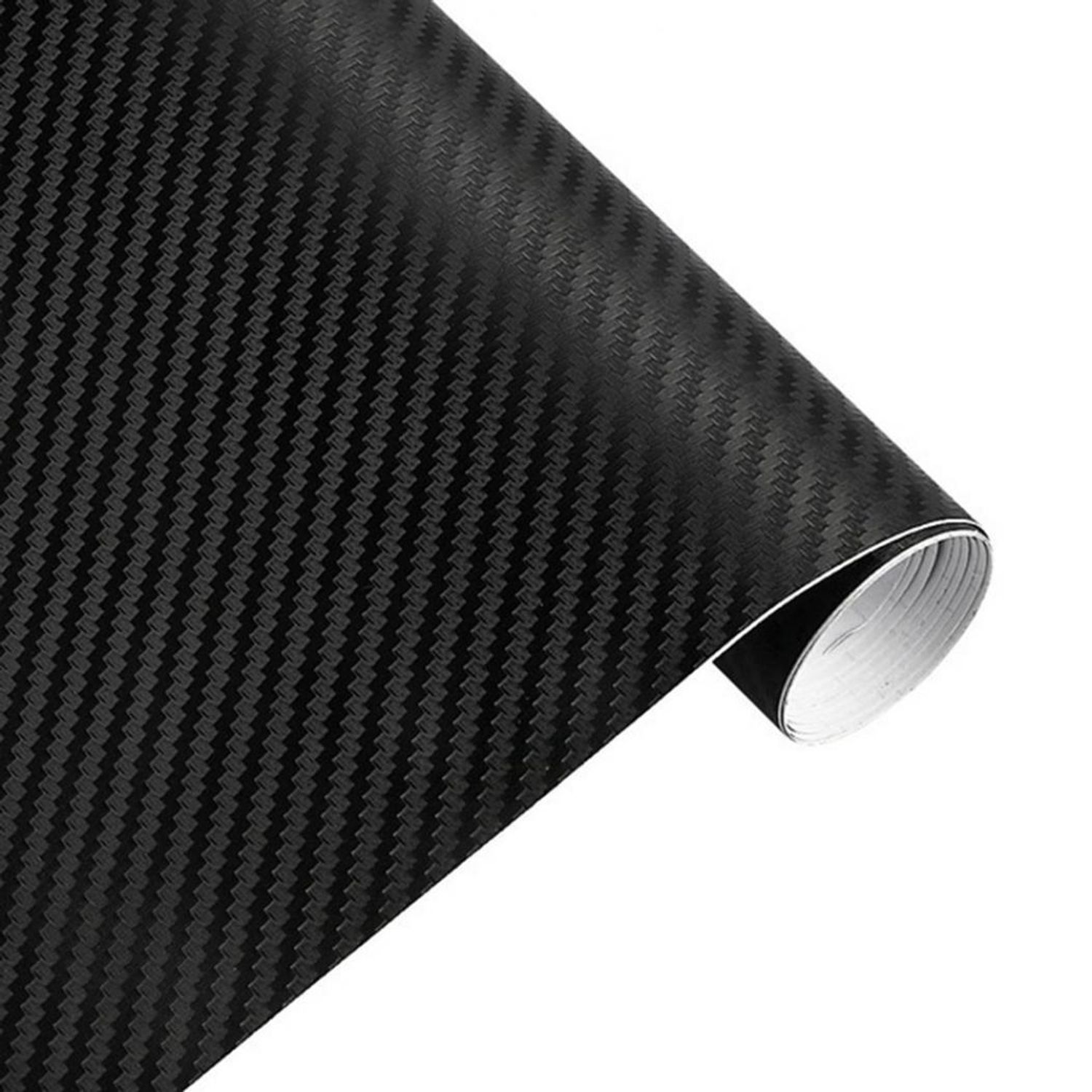 Folie colantare auto Carbon 3D Negru, 3,0m x 1,52m fotografia produsului