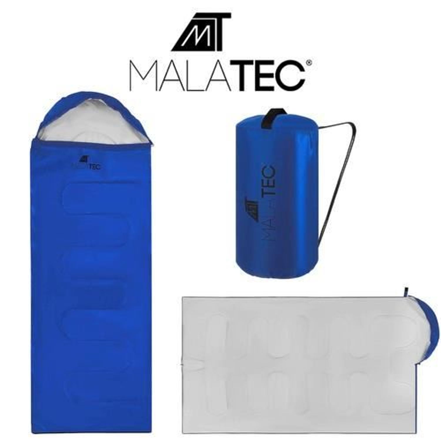 Sac de dormit, 2 in 1, impermeabil, albastru, 150x200 cm, Malatec fotografia produsului View 5 L