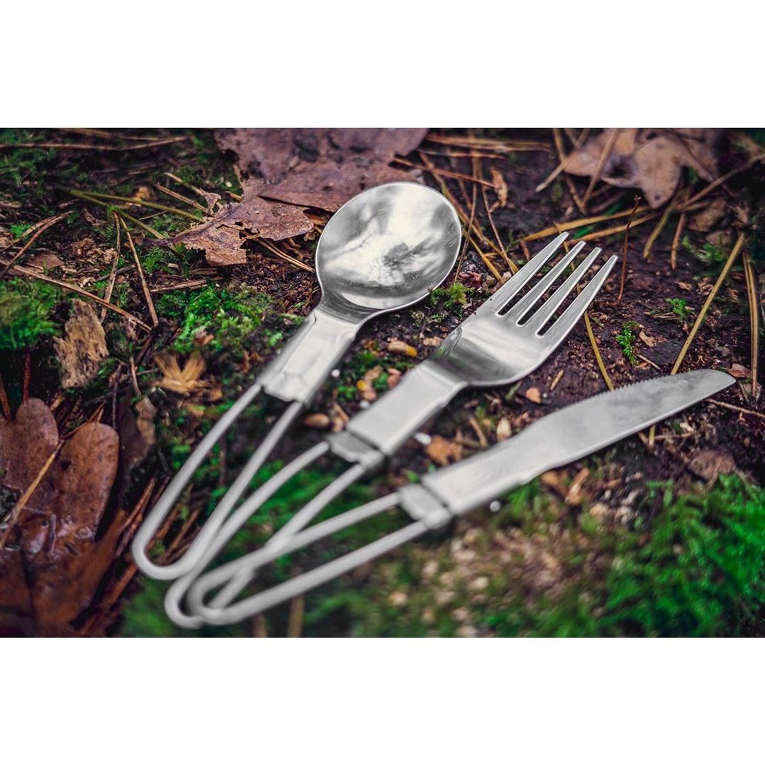Tacamuri camping, inox, pliabile, set 3 buc, NEO fotografia produsului View 3 L