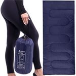 Sac de dormit, turistic, 2 in 1, albastru, 190x73 cm, Springos fotografia produsului View 5 S