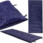 Sac de dormit, turistic, 2 in 1, albastru, 190x73 cm, Springos fotografia produsului View 4 S
