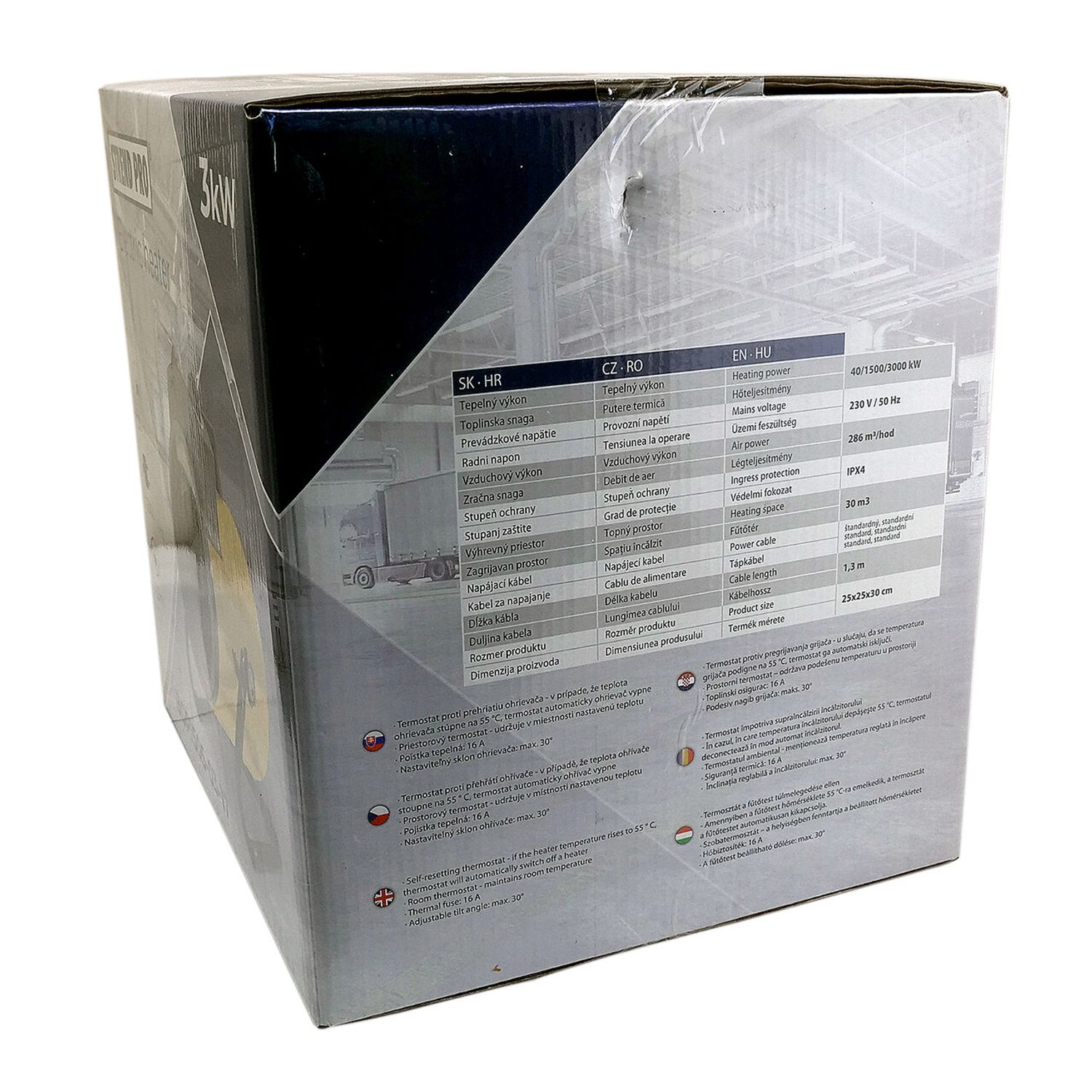 Incalzitor electric cu maner, 3000 W fotografia produsului View 3 L