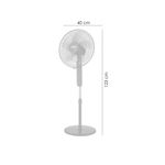 Ventilator cu picior, 45 W, telecomanda, 3 viteze, 40 cm, NEO fotografia produsului View 8 S