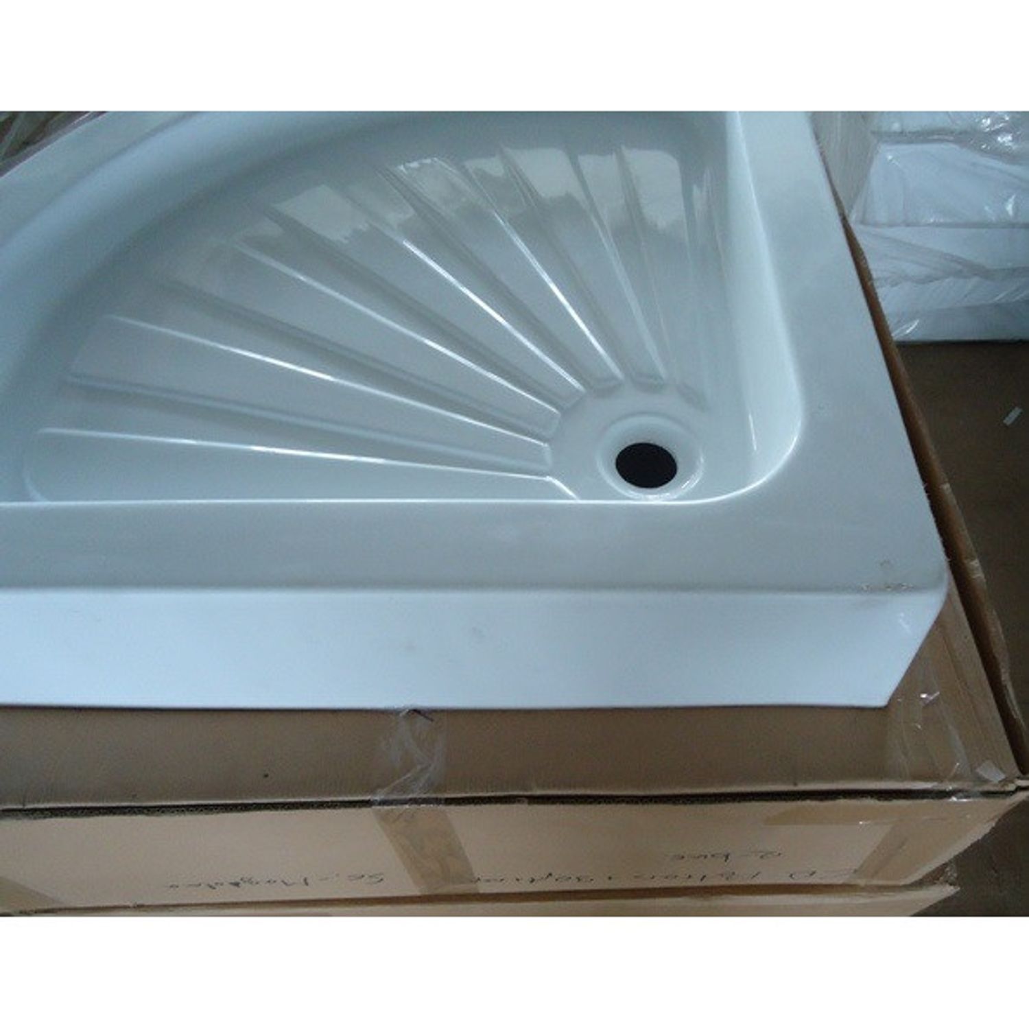 Cadita de dus semirotunda Italbox, 80x80 cm, Acril fotografia produsului View 3 L