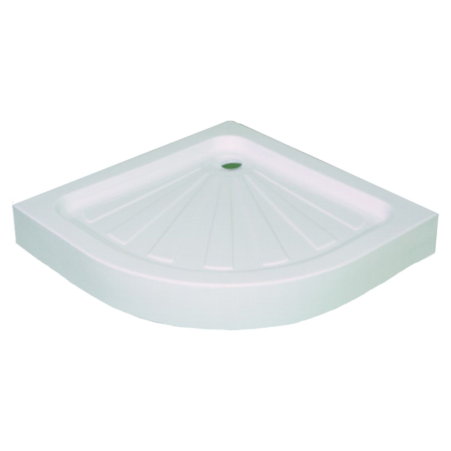 Cadita de dus semirotunda Italbox, 80x80 cm, Acril fotografia produsului