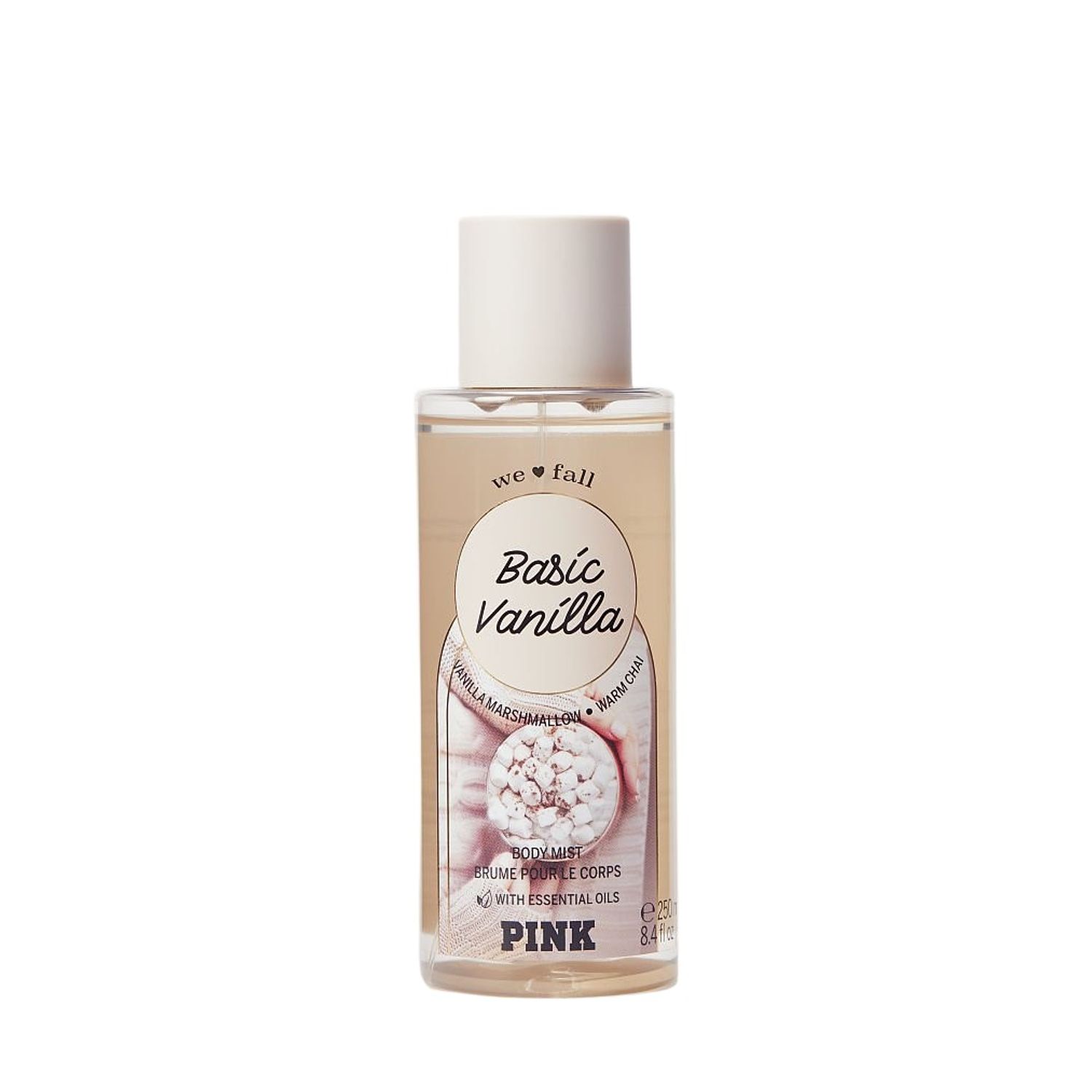 Spray De Corp, Basic Vanilla, Victoria's Secret, Pink, 250 ml fotografia produsului