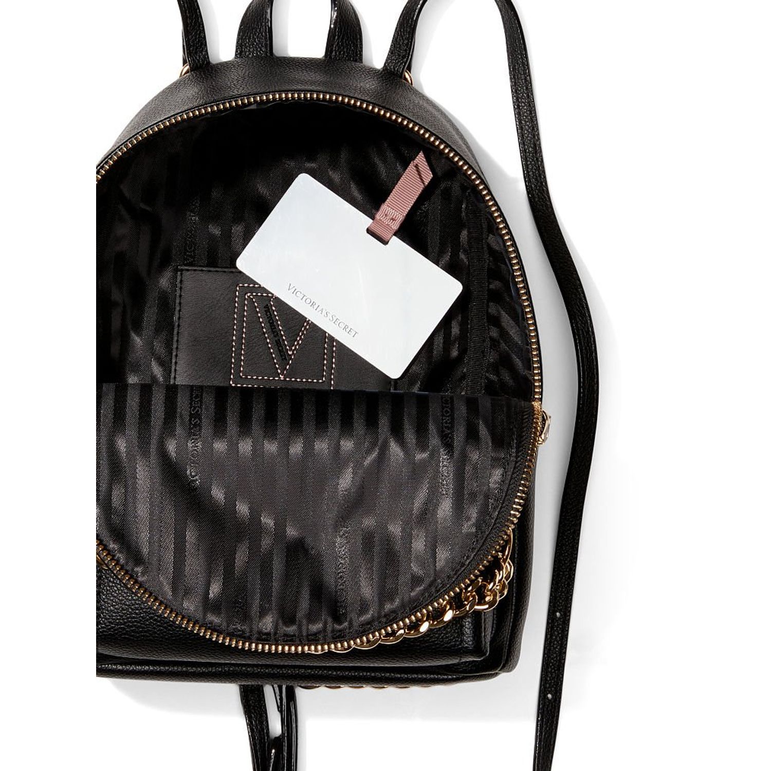 Rucsac, Victoria's Secret, Backpack V-Quilt, Black Grommet fotografia produsului View 2 L