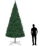 vidaXL Brad de Crăciun artificial, verde, 400 cm fotografia produsului