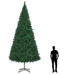 vidaXL Brad de Crăciun artificial, verde, 500 cm fotografia produsului