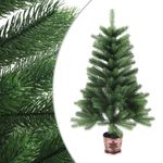 vidaXL Brad de Crăciun artificial, ace cu aspect natural 90 cm, verde fotografia produsului