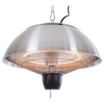 Sunred Radiator suspendat Gemma, argintiu, halogen, 1500 W CE11 fotografia produsului