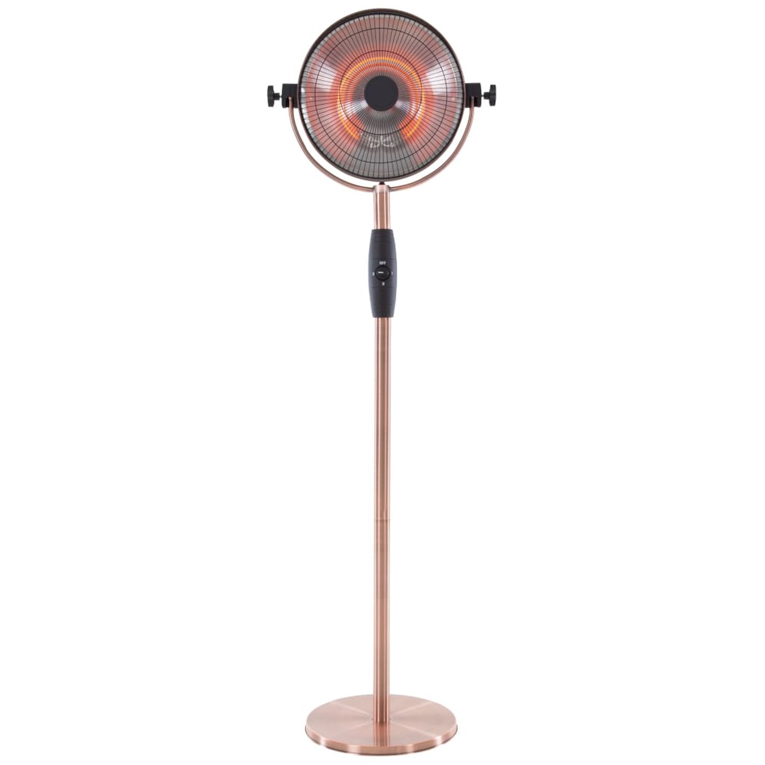 Sunred Radiator cu piedestal Retro Sphere arămiu 2100W halogen RSS16K fotografia produsului