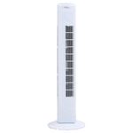 vidaXL Ventilator turn, alb, &Phi;24x80 cm fotografia produsului