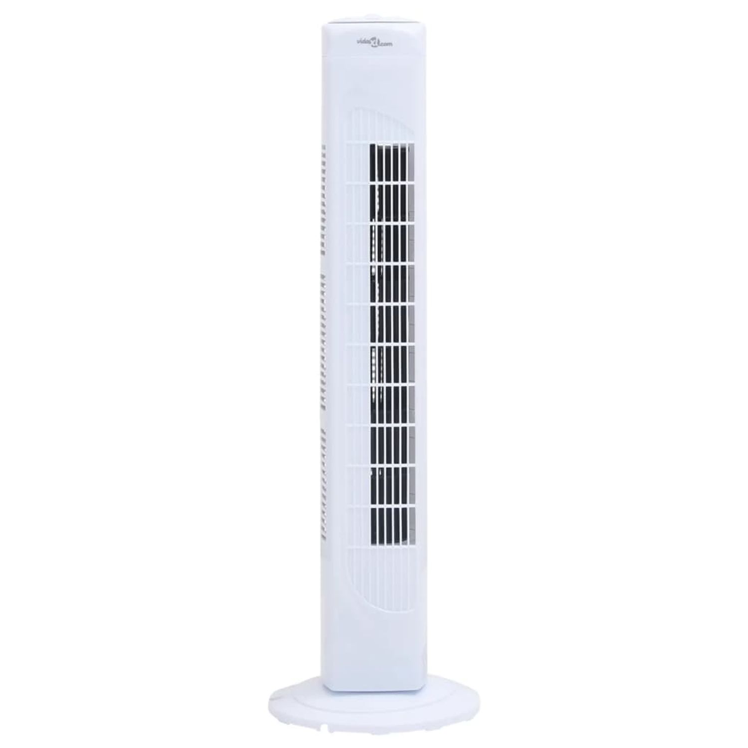 vidaXL Ventilator turn, alb, &Phi;24x80 cm fotografia produsului