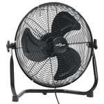 vidaXL Ventilator de podea, 3 viteze, negru, 40 cm, 40 W fotografia produsului
