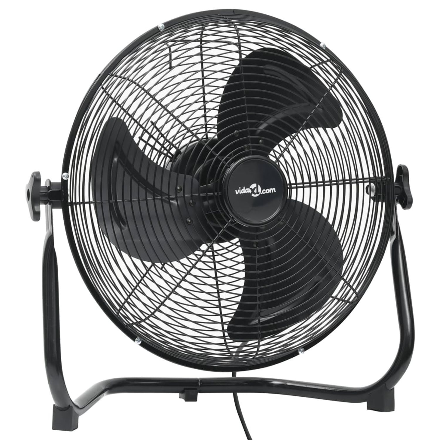 vidaXL Ventilator de podea, 3 viteze, negru, 40 cm, 40 W fotografia produsului