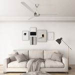 vidaXL Ventilator de tavan, argintiu, 142 cm fotografia produsului
