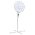vidaXL Ventilator vertical, alb, &Phi;40 cm, 120 cm fotografia produsului