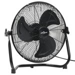 vidaXL Ventilator de podea, 3 viteze, 45 cm, 60 W, negru fotografia produsului