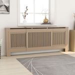 vidaXL Mască pentru calorifer, 205 cm, MDF,325550 fotografia produsului