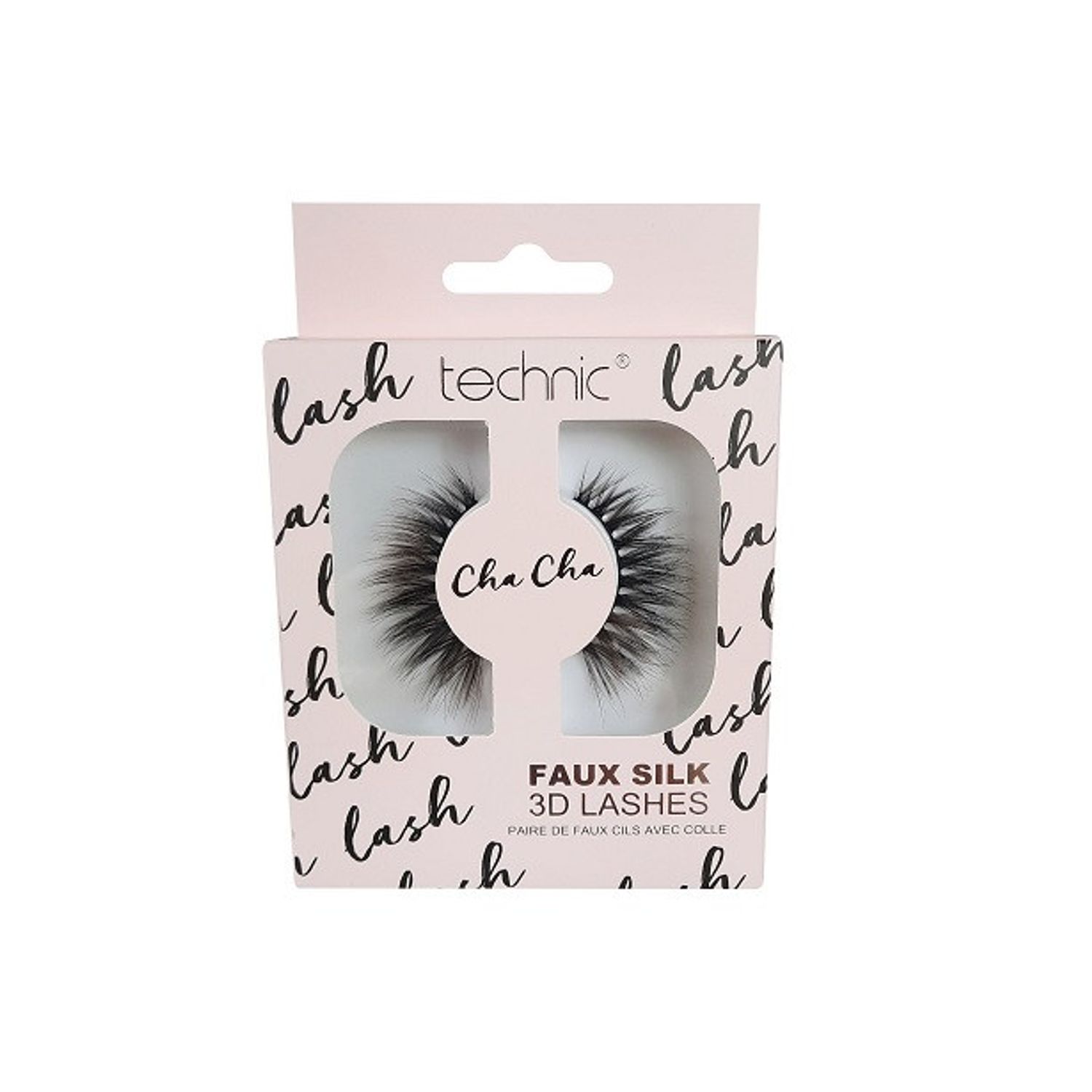 Gene false, Technic, Faux Silk 3D Lashes, Cha Cha, Adeziv inclus fotografia produsului