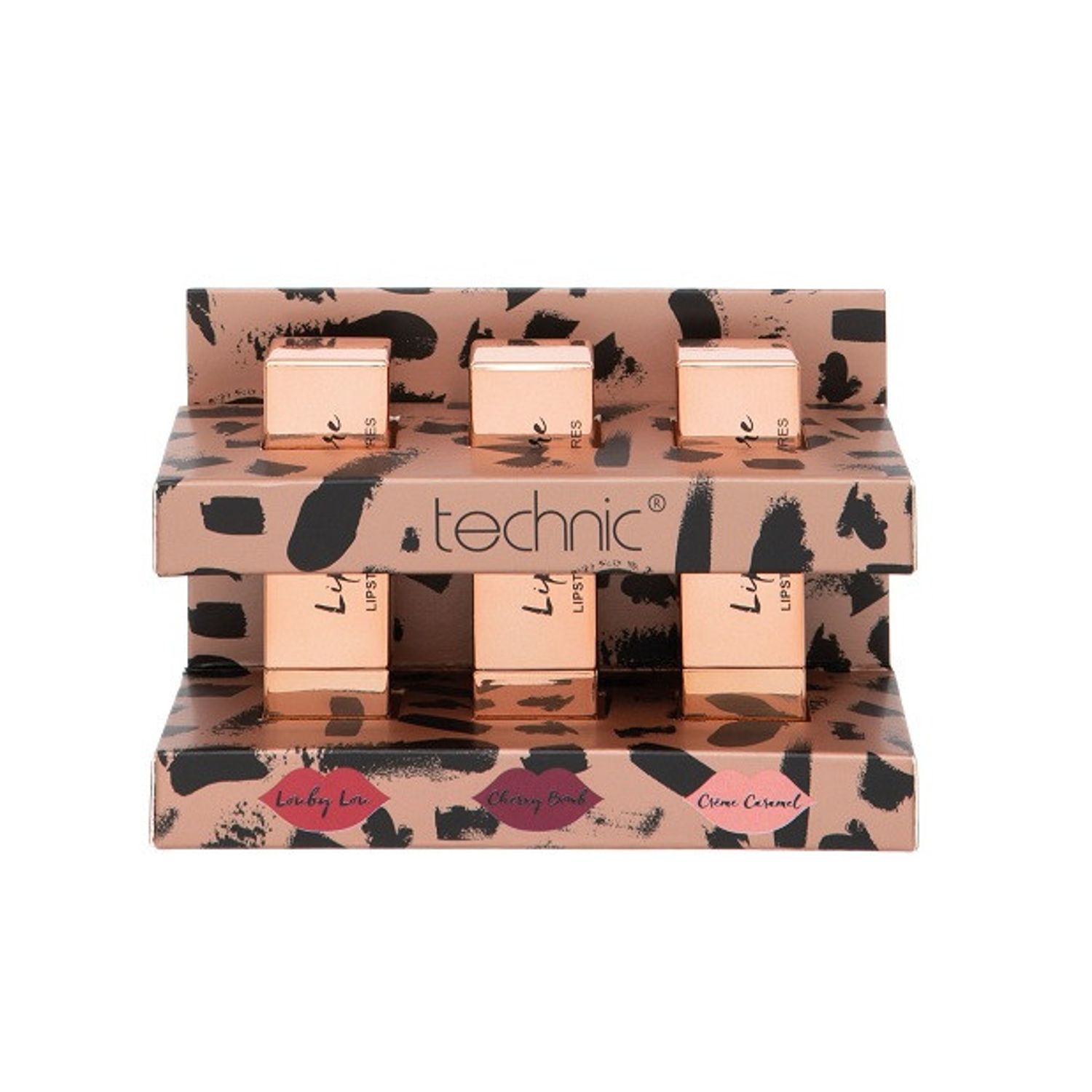 Set 3 Rujuri de Buze, Technic, Lipstick Trio fotografia produsului View 3 L