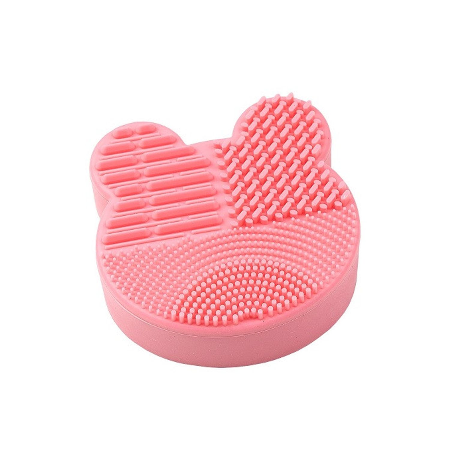 Accesoriu curatare pensule, Makeup, Silicon Teddy Bear, Roz fotografia produsului View 2 L